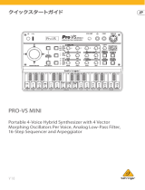 Behringer PRO VS MINI クイックスタートガイド