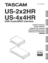 Tascam US-4x4HR 取扱説明書