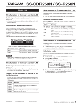 Tascam SS-R250N 取扱説明書