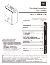 KDK GCK27H 取扱説明書