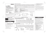 Omron E2B Proximity Sensor Instruction Sheet