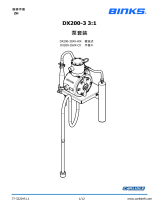 Carlisle BINKS - DX 200-3 Diaphragm Pump ユーザーマニュアル