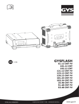 GYS GYSFLASH 101.12 CNT (2,5m cables) 取扱説明書