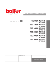 BALTUR TBG 80 LX ME FGR 50Hz  Use and Maintenance Manual