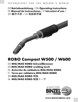 Abicor Binzel MIG/MAG Welding Torch System ROBO Compact W600 取扱説明書