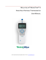 Hill-Rom MicroTymp 4 Portable Tympanometer ユーザーマニュアル