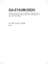 Gigabyte GA-E7AUM-DS2H 取扱説明書