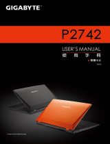 Gigabyte P2742G 取扱説明書