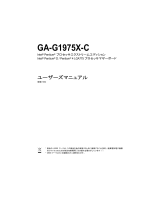 Gigabyte GA-G1975X-C 取扱説明書