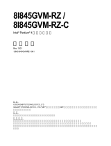 Gigabyte 8I845GVM-RZ 取扱説明書