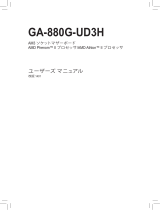 Gigabyte GA-880G-UD3H 取扱説明書