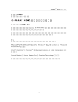 Gigabyte N501 取扱説明書