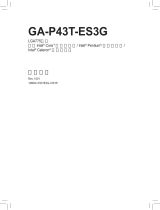 Gigabyte GA-P43T-ES3G 取扱説明書