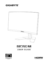 Gigabyte G27QC A ユーザーマニュアル