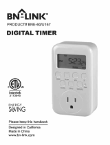 BN-LINK BNE-U167 Heavy Duty Programmable Digital Timer ユーザーマニュアル