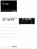 ICOM IC-1275 取扱説明書