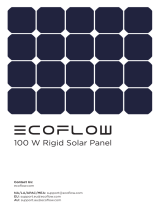 EcoFlow 100W Rigid Solar Panel ユーザーマニュアル