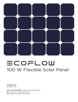 EcoFlow 100 W Flexible Solar Panel ユーザーマニュアル