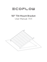 EcoFlow 50'' Tilt Mount Bracket ユーザーマニュアル