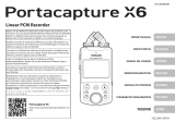 Tascam Portacapture X6 ユーザーマニュアル