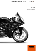 KTM RC 125 取扱説明書