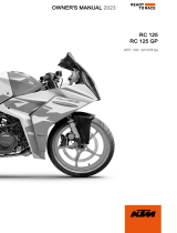 KTM RC 125 取扱説明書