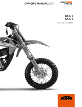 KTM SX-E 3 取扱説明書