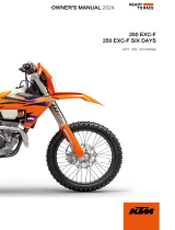 KTM 250 EXC-F SIX DAYS 取扱説明書