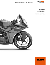 KTM RC 390 取扱説明書