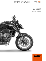 KTM 890 Duke R 取扱説明書