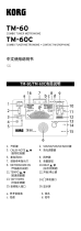 Korg TM-60 クイックスタートガイド