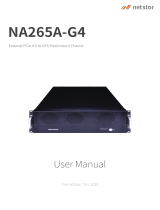 Netstor NA265A-G4 ユーザーマニュアル
