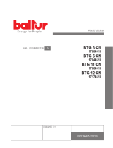 BALTUR BTG 11 CN  Use and Maintenance Manual