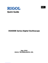Rigol DS4000E Series Quick Manual