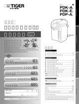 Tiger PDK-A22E Instruction manuals