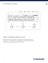 TC Electronic 2290 P DYNAMIC DIGITAL DELAY クイックスタートガイド