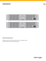 Behringer KM750 クイックスタートガイド