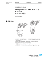 Endres+Hauser Ceraphant PTC31B, PTP31B, PTP33B IO-Link Short Instruction