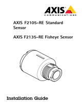 Axis F2105-RE Standard Sensor インストールガイド