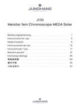 Junghans Meister fein Chronoscope MEGA Solar ユーザーマニュアル