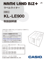 Casio KL-LE900-TA 取扱説明書