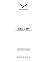 Beyerdynamic MC 930 Stereo Set ユーザーマニュアル