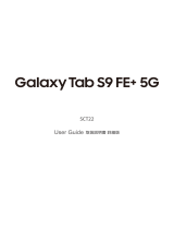 Samsung Galaxy Tab S9 FE+ 5G SCT22  取扱説明書