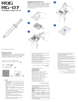 Asus ROG RG-07 PERFORMANCE THERMAL PASTE KIT クイックスタートガイド