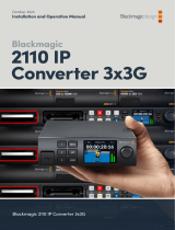 Blackmagic 2110 IP Converter 3x3G  ユーザーマニュアル