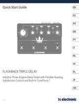 TC Electronic FLASHBACK TRIPLE DELAY クイックスタートガイド