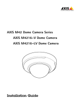 Axis M42 SERIES インストールガイド