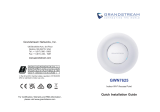 Grandstream GWN7625 インストールガイド