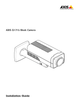 Axis Q1715 インストールガイド