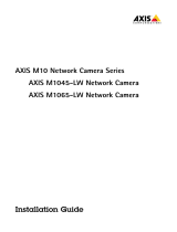 Axis Communications M1065-LW インストールガイド